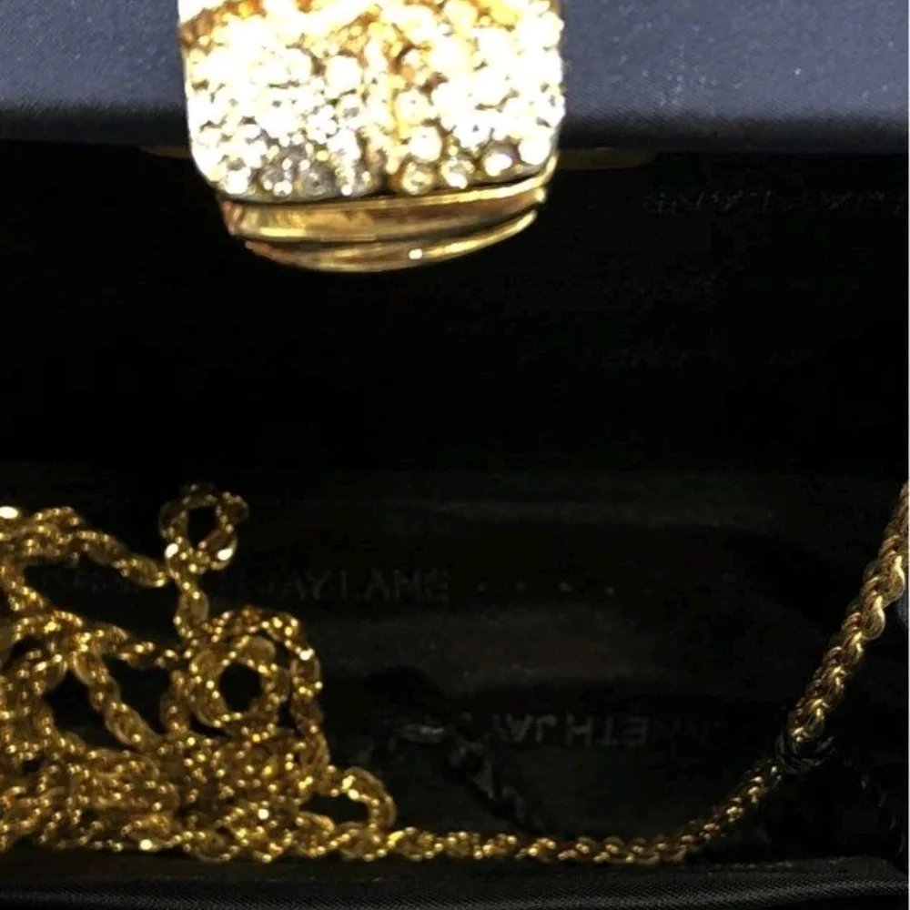 Elegant Blue and Gold Women's Valentina Bag - Picture 6 of 7